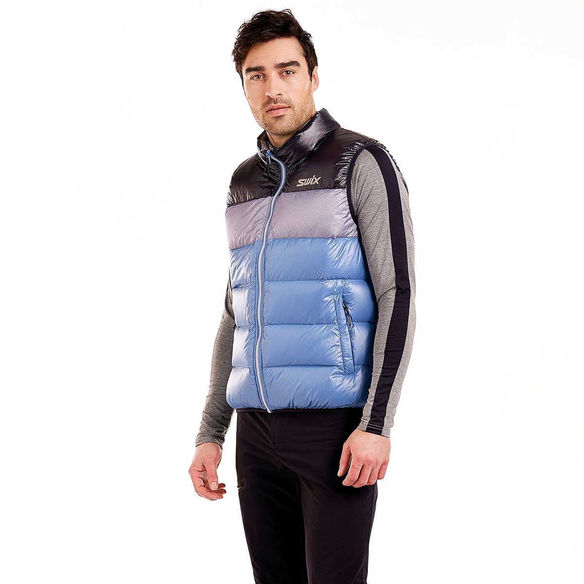 Swix Nordland Quilted Vest Men's in Cadet